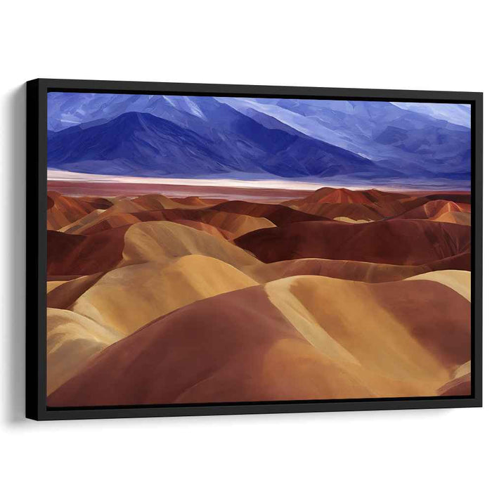 Majestic Desert Dunes: Serene Landscape Canvas Art Print