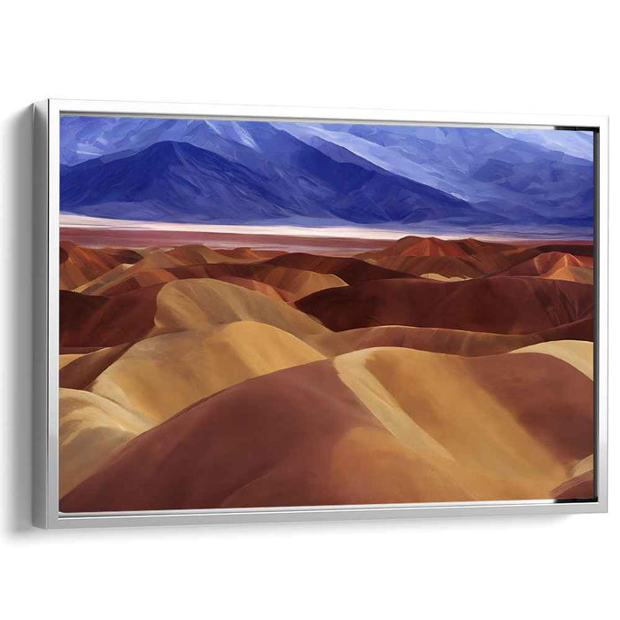 Majestic Desert Dunes: Serene Landscape Canvas Art Print