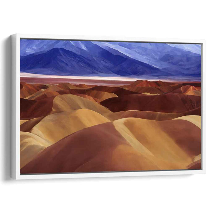 Majestic Desert Dunes: Serene Landscape Canvas Art Print