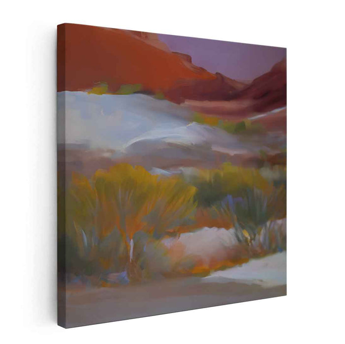 Visions Beyond Nature: Abstract Landscape Canvas Art Print