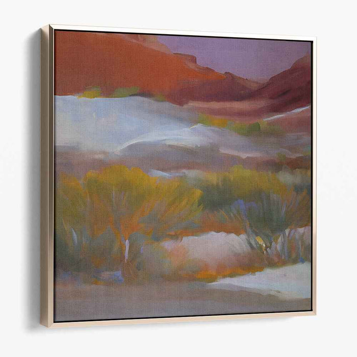 Visions Beyond Nature: Abstract Landscape Canvas Art Print