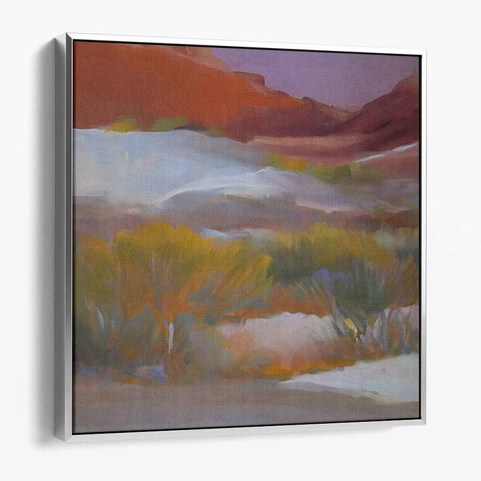Visions Beyond Nature: Abstract Landscape Canvas Art Print