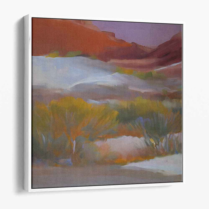 Visions Beyond Nature: Abstract Landscape Canvas Art Print