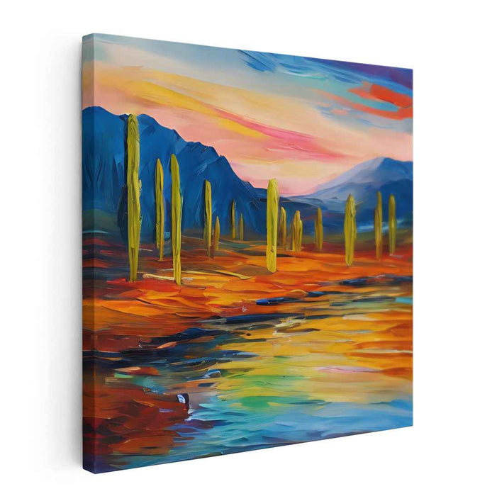 Abstract Desert Oasis #023