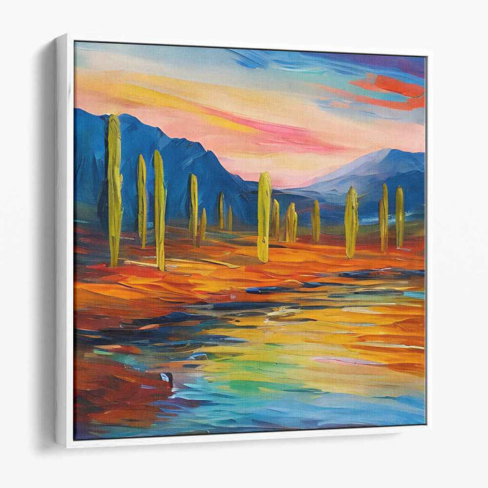 Abstract Desert Oasis #023