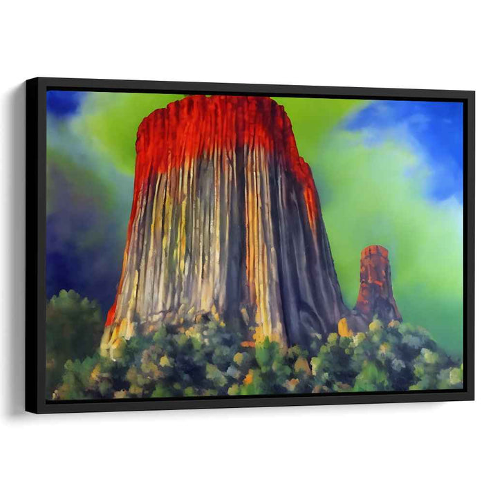 Parallel Realms: Surreal Landscape Canvas Art Print
