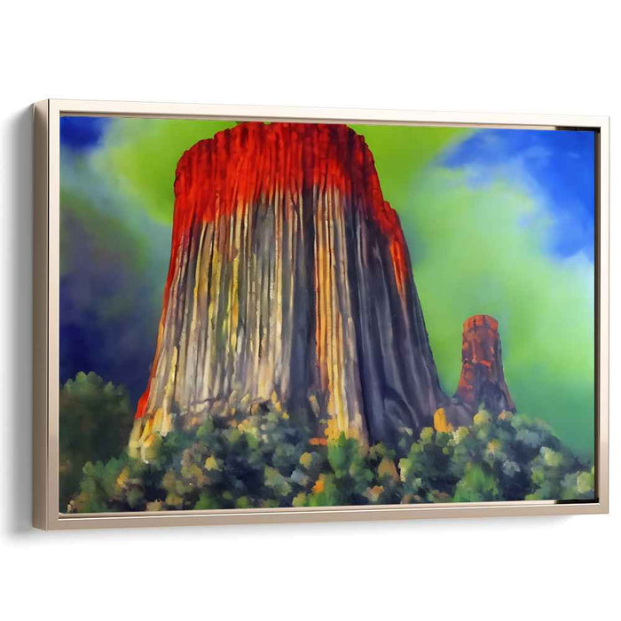Parallel Realms: Surreal Landscape Canvas Art Print