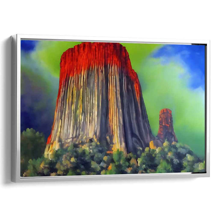Parallel Realms: Surreal Landscape Canvas Art Print
