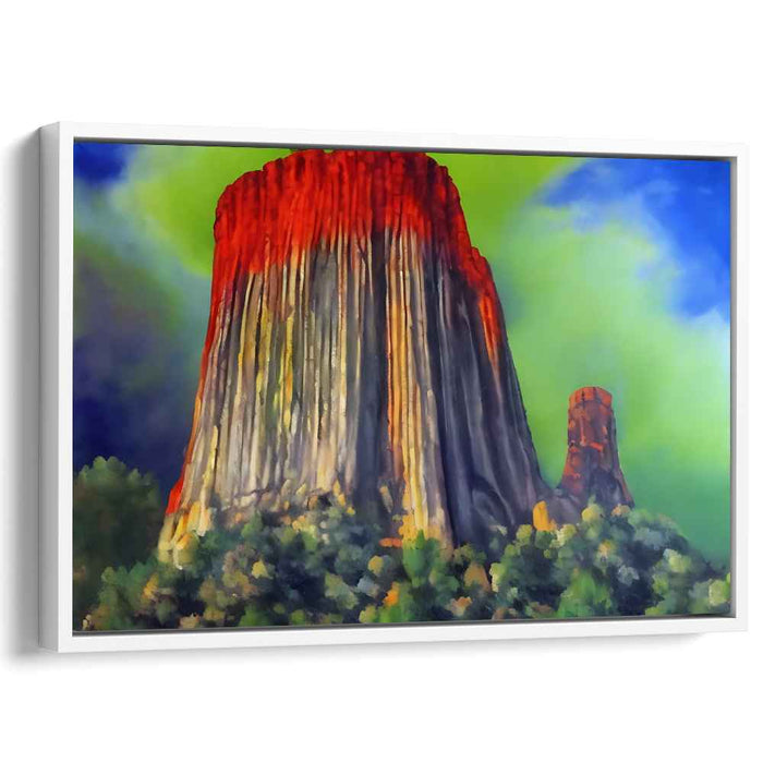 Parallel Realms: Surreal Landscape Canvas Art Print