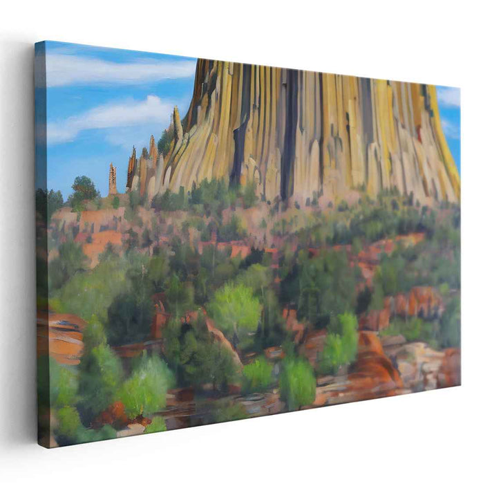 Echoes Of Ancient Giants: Realistic Landscape of Iconic Rock Formation