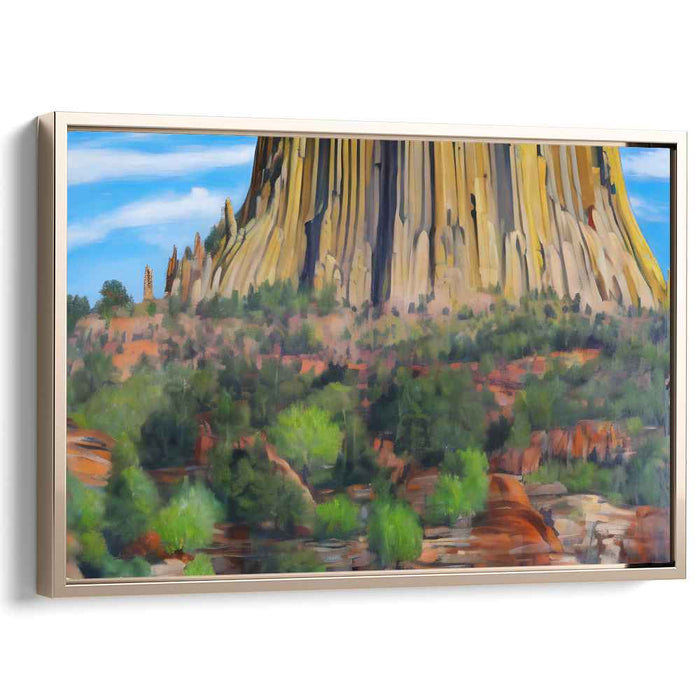 Echoes Of Ancient Giants: Realistic Landscape of Iconic Rock Formation