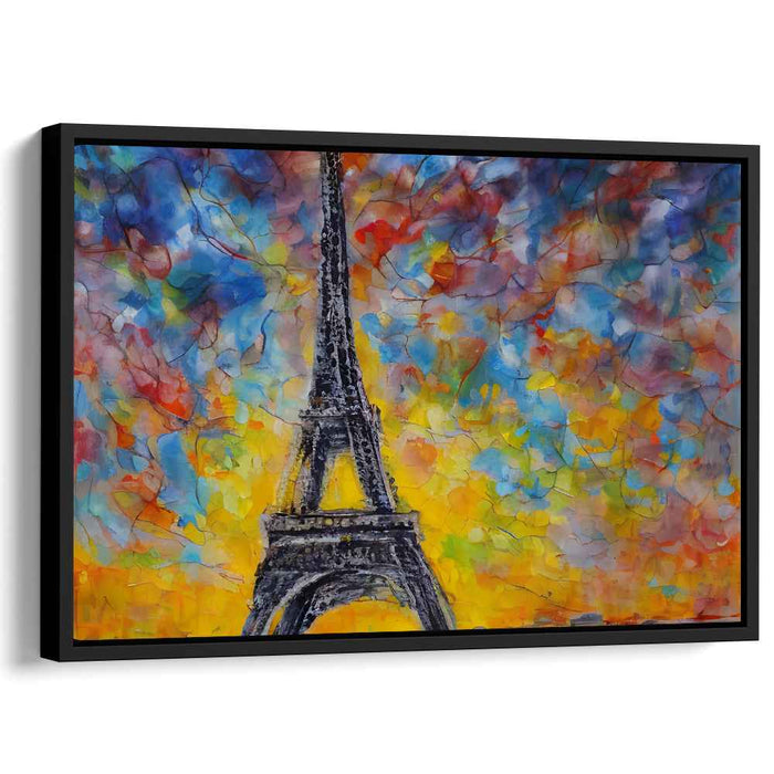 Morning Light Icon: Eiffel Tower at Sunrise Canvas Art Print