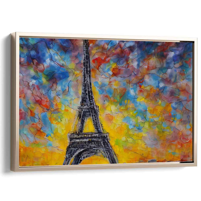 Morning Light Icon: Eiffel Tower at Sunrise Canvas Art Print