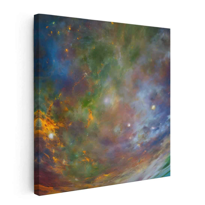 Galactic Masterpiece: A Cosmic Canvas Art Print
