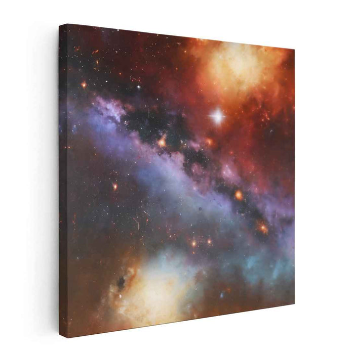 Cosmic Odyssey: A Journey Through the Cosmos Canvas Art Print