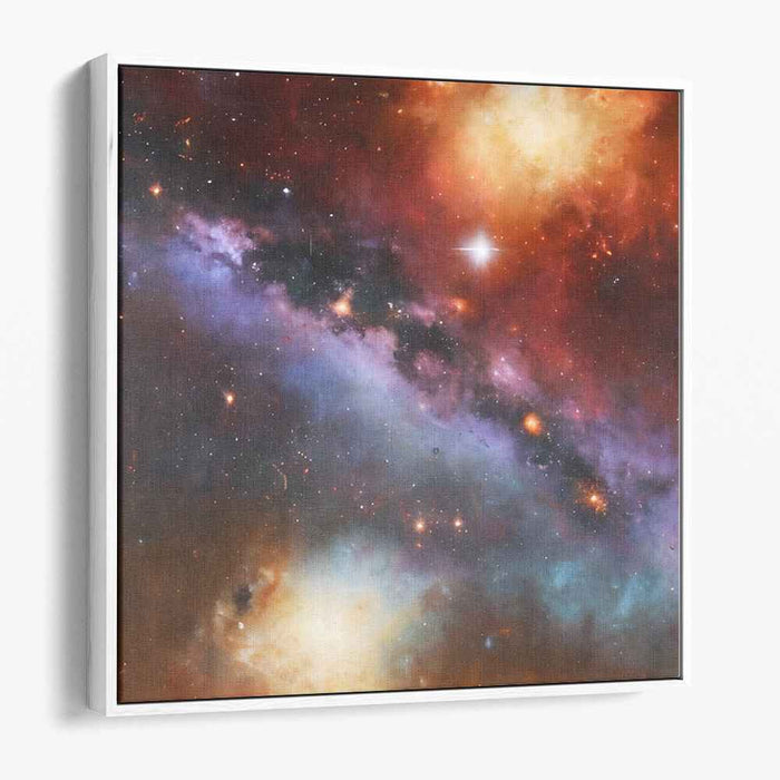 Cosmic Odyssey: A Journey Through the Cosmos Canvas Art Print