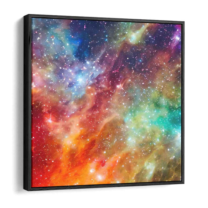 Nebula's Veil: Vivid Nebula Canvas Art Print