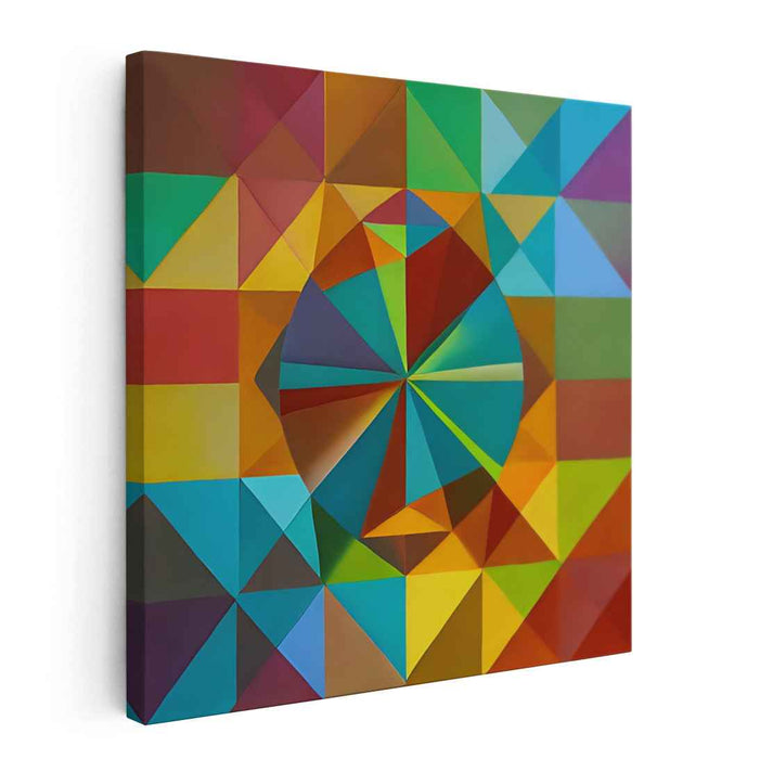 Abstract Geometric Triangles #001