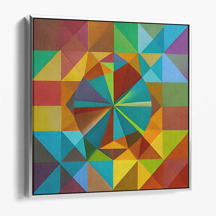 Abstract Geometric Triangles #001