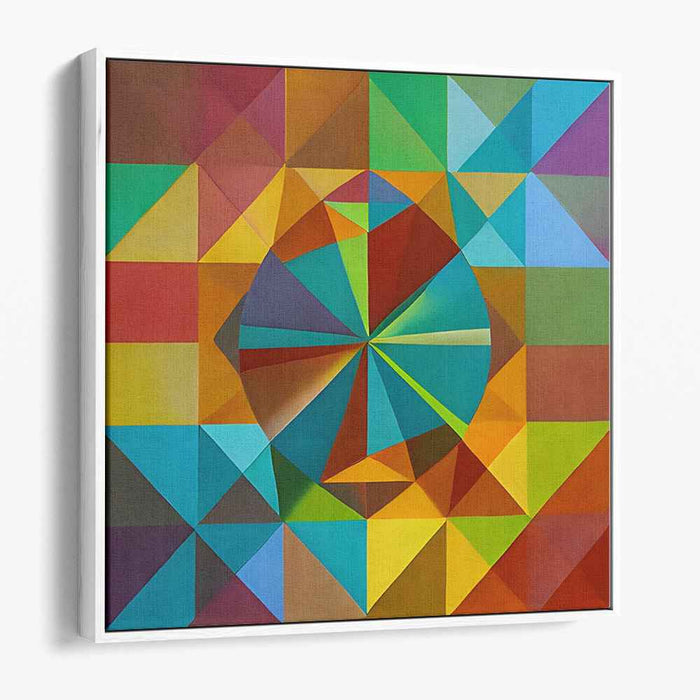 Abstract Geometric Triangles #001