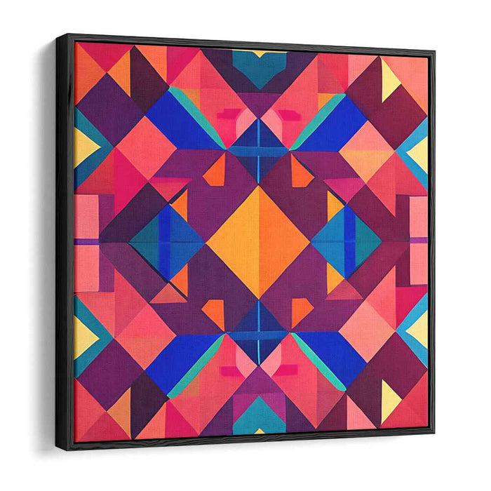 Spectrum Symphony II: Abstract Colorful Canvas Art Print