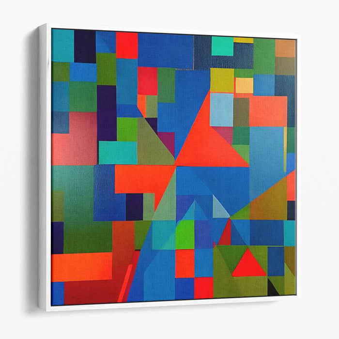 Electric Dreams: Vibrant Abstract Canvas Art