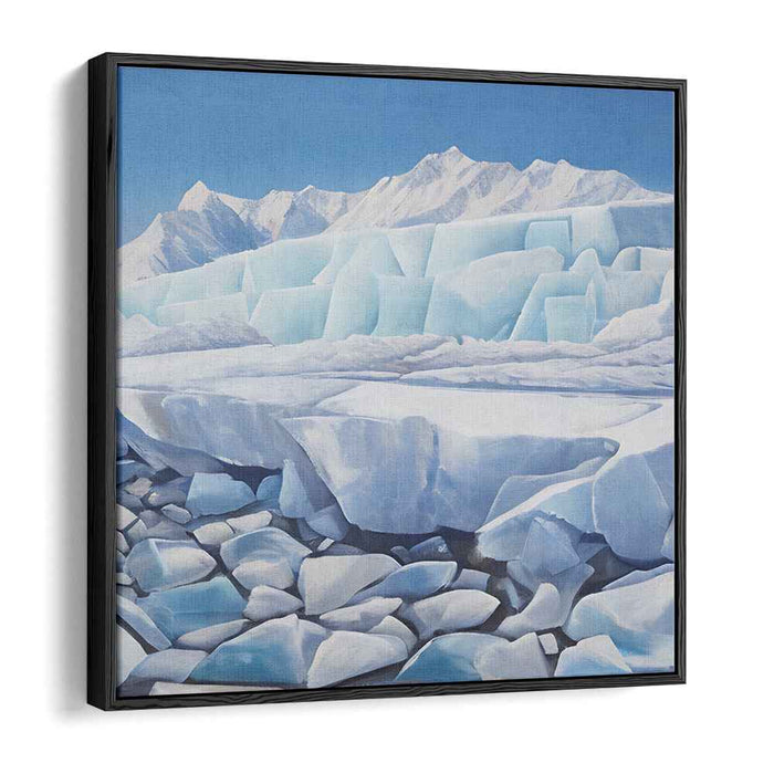 Frozen Dreamscape: Arctic Iceberg Landscape Canvas Art