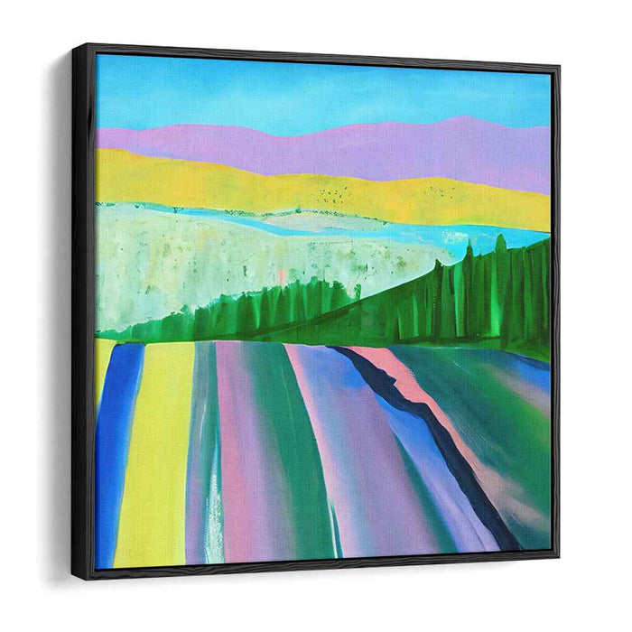 Urban Prairie Impressions: Contemporary Countryside Canvas Art