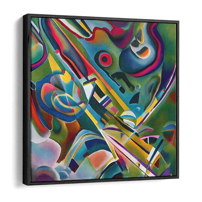 Voyage Through Spectrum: A Journey Through Abstract Vibrancy Canvas Art