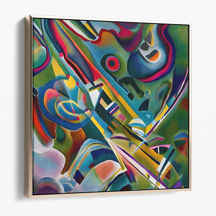 Voyage Through Spectrum: A Journey Through Abstract Vibrancy Canvas Art