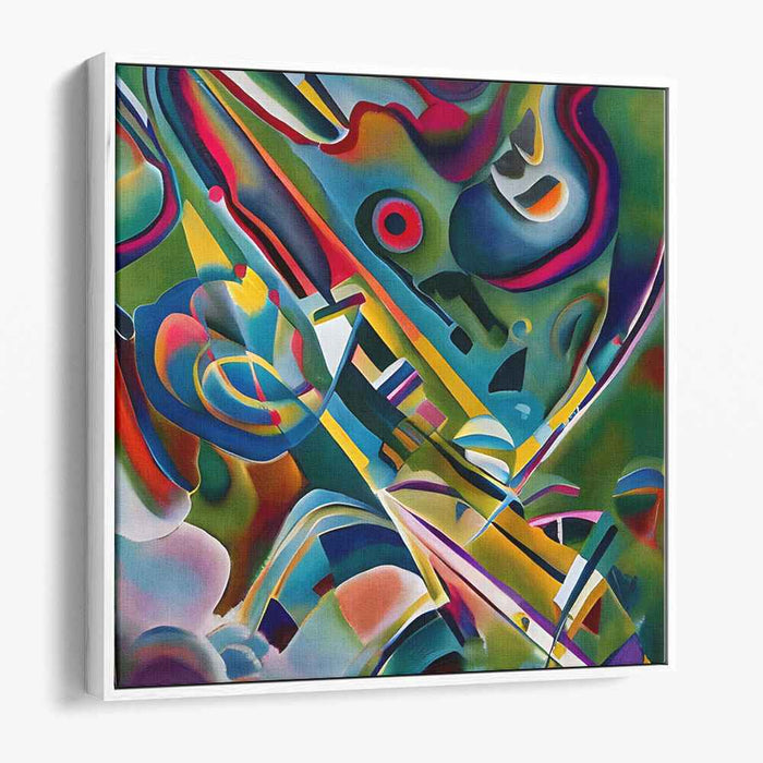 Voyage Through Spectrum: A Journey Through Abstract Vibrancy Canvas Art