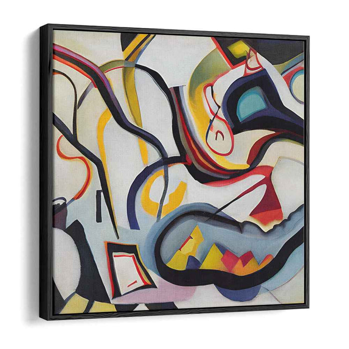 Heartfelt Explosion: Abstract Expressionist Canvas Art Print