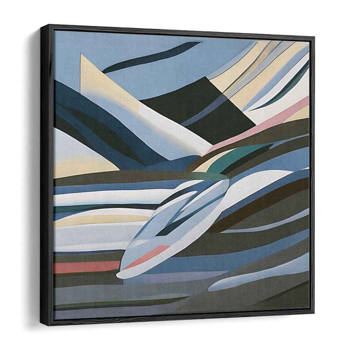 Limitless Skies: Abstract Landscape Canvas Art Print