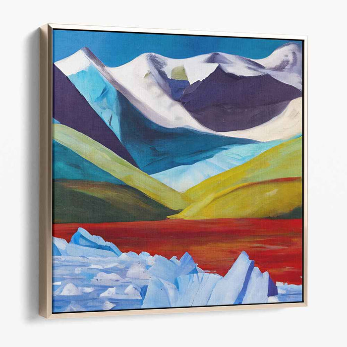 Canvas Dance of Nature: A Dynamic Landscape Canvas Art Print
