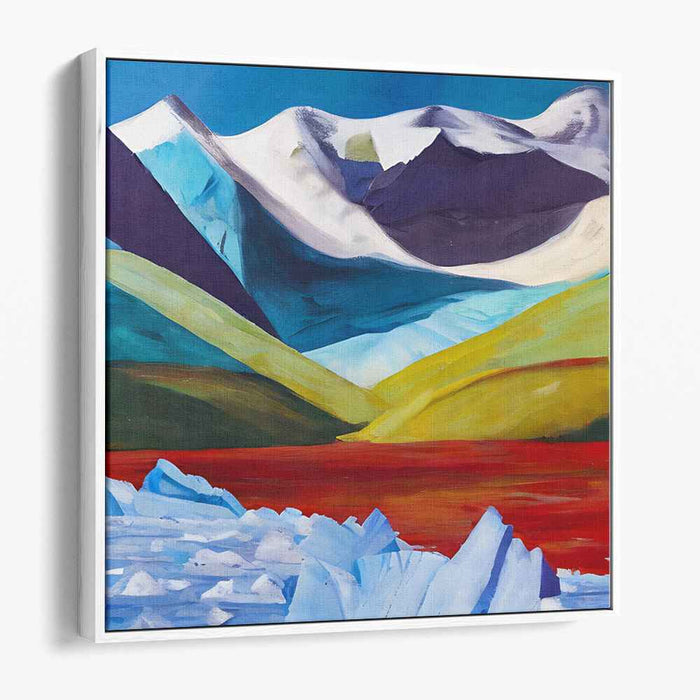 Canvas Dance of Nature: A Dynamic Landscape Canvas Art Print