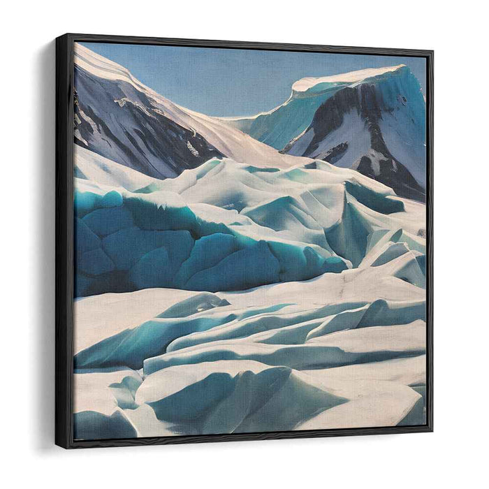 Frozen Echoes Vast Wilderness: Arctic Landscape Canvas Art
