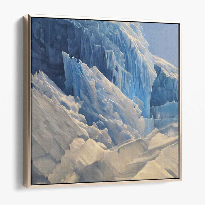 Glacial Symphony: Arctic Iceberg Canvas Art