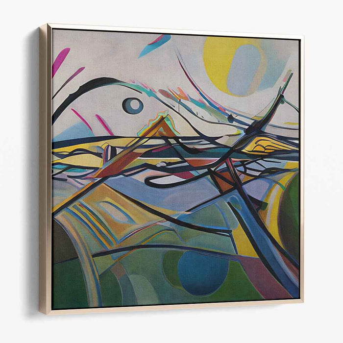 Emotion in Color: Abstract Expressionist Canvas Art Print