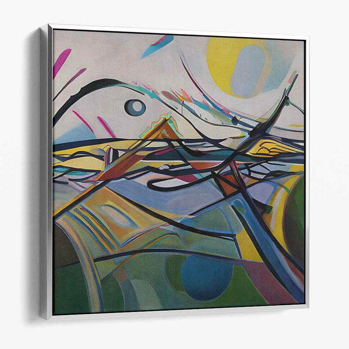 Emotion in Color: Abstract Expressionist Canvas Art Print