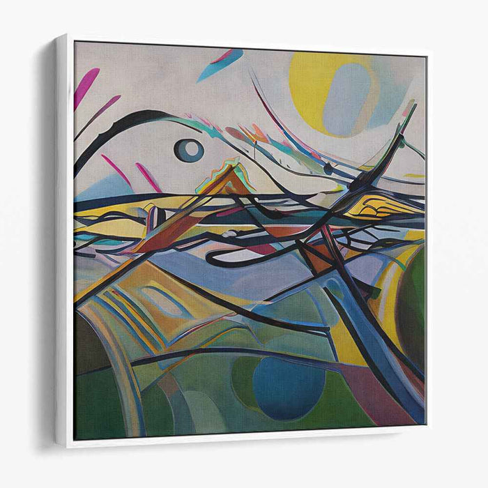 Emotion in Color: Abstract Expressionist Canvas Art Print
