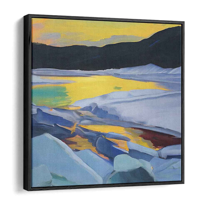Tranquil Bliss Meadow: Serene Landscape Canvas Art
