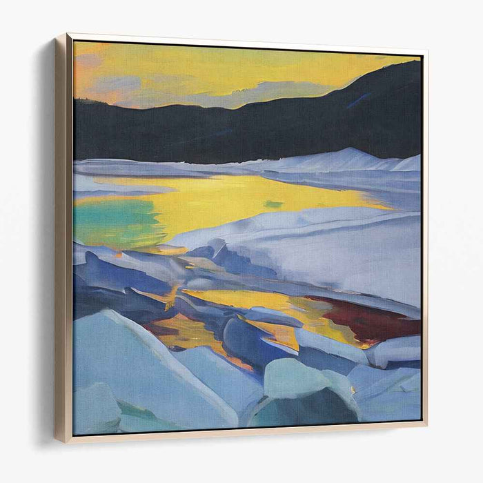 Tranquil Bliss Meadow: Serene Landscape Canvas Art