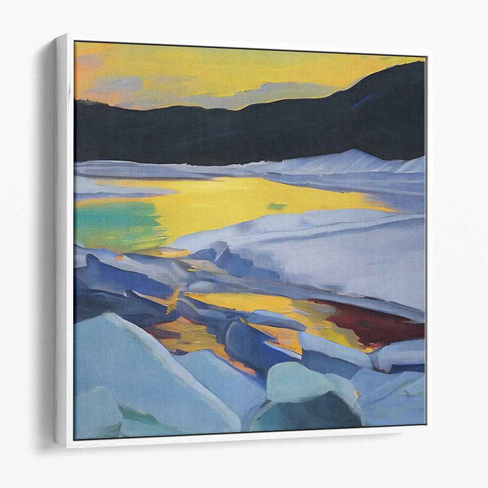 Tranquil Bliss Meadow: Serene Landscape Canvas Art