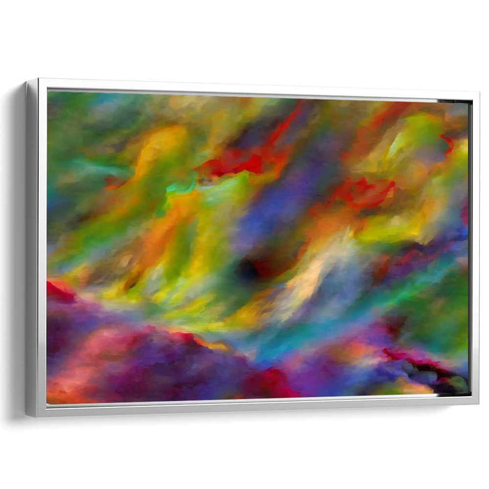 Whispers In The Abstract Realm: A Mesmerizing Abstract Journey Canvas Art