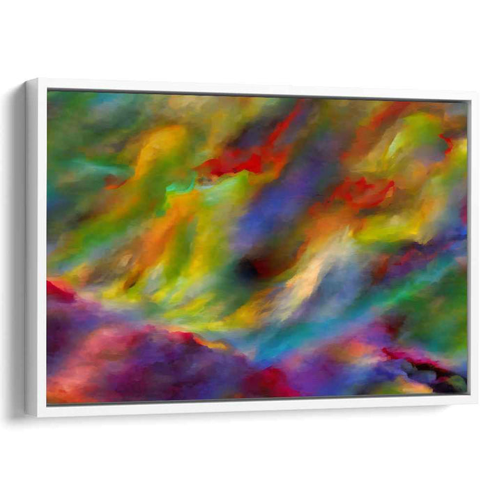 Whispers In The Abstract Realm: A Mesmerizing Abstract Journey Canvas Art