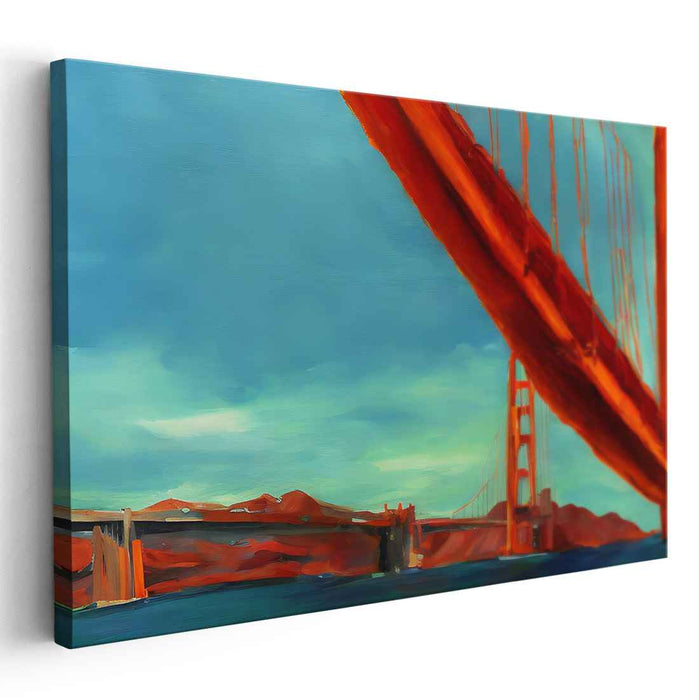 Abstract Golden Gate Bridge #126