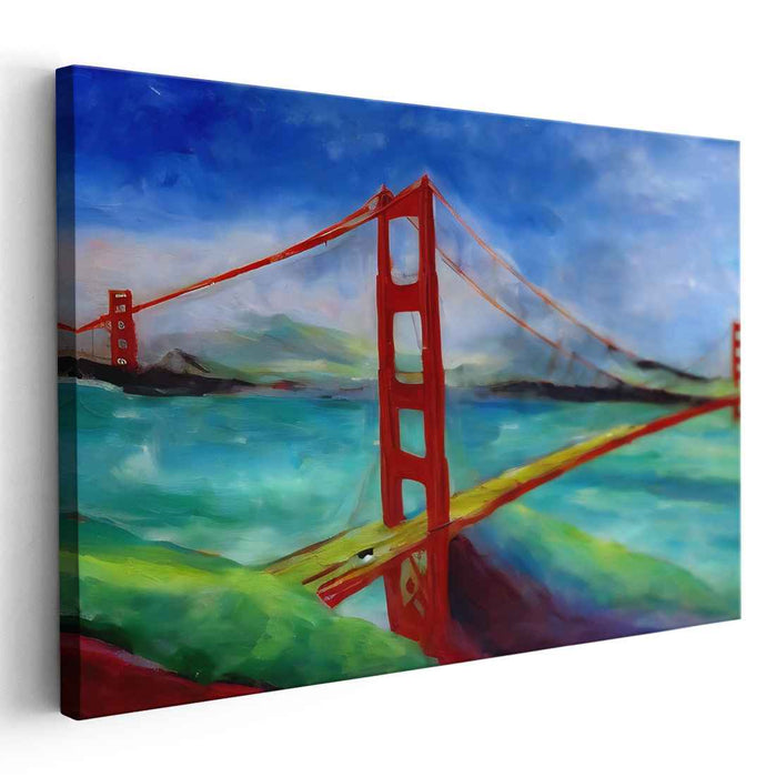 Abstract Golden Gate Bridge #130