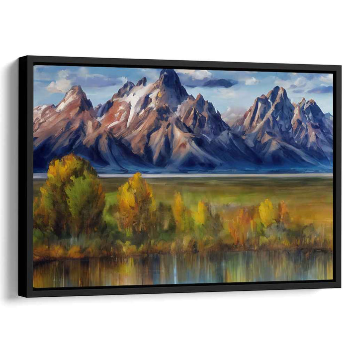 Abstract Grand Tetons #110