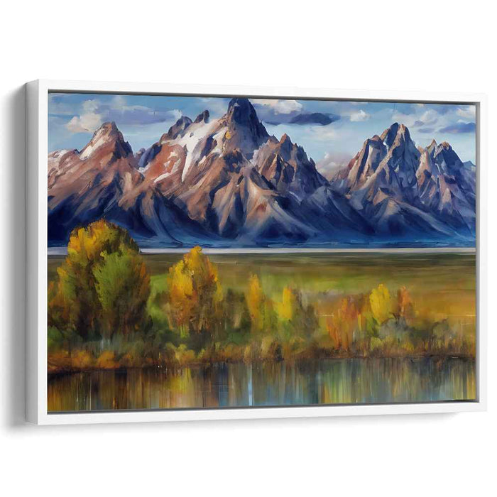 Abstract Grand Tetons #110