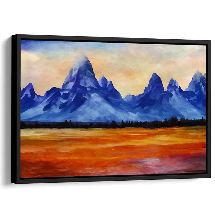 Abstract Grand Tetons #122